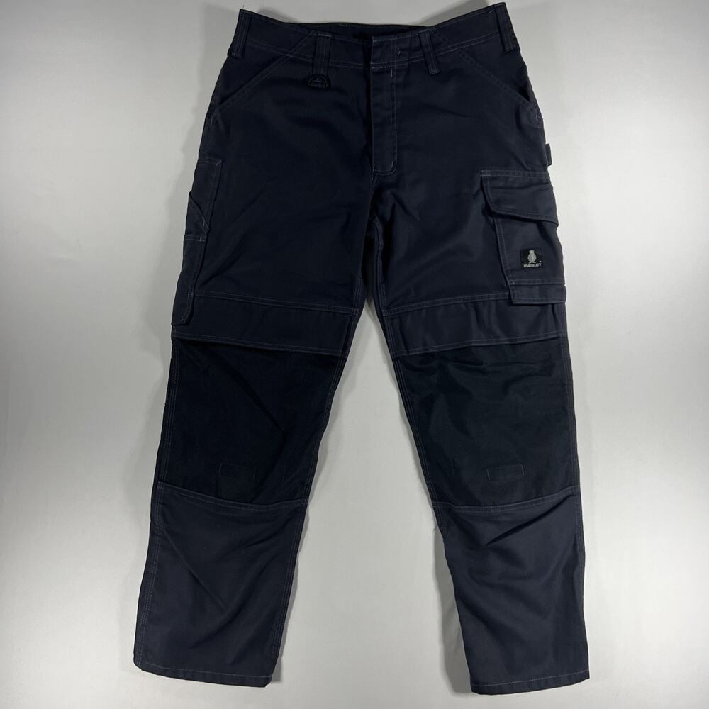 Mascot Workwear Knee Guard Pocket Cargo Work Pants Mens Sz 34x30 Carpenter